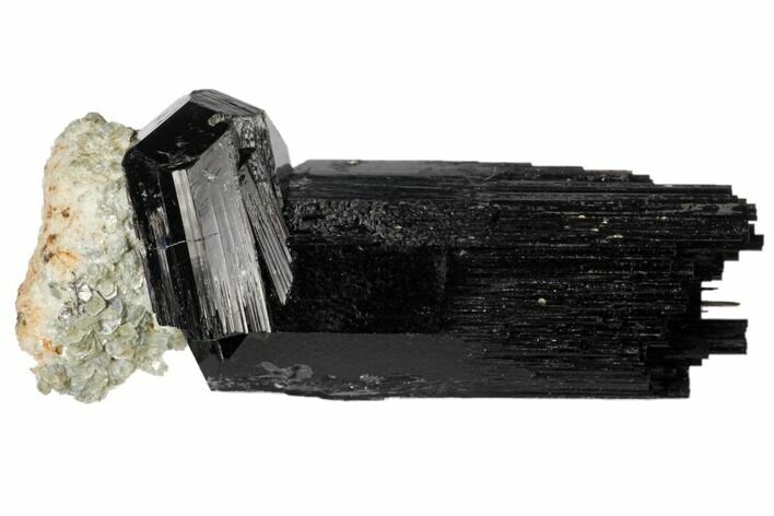 Black Tourmaline (Schorl) Crystals with Orthoclase - Namibia #132185